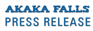 Read the Akaka Falls Press Release